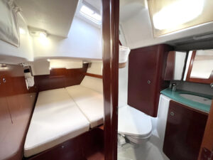 Soliana: cabina e il bagno privato